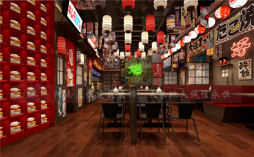 瀧川深夜食堂日料店合肥大融城店設(shè)計
